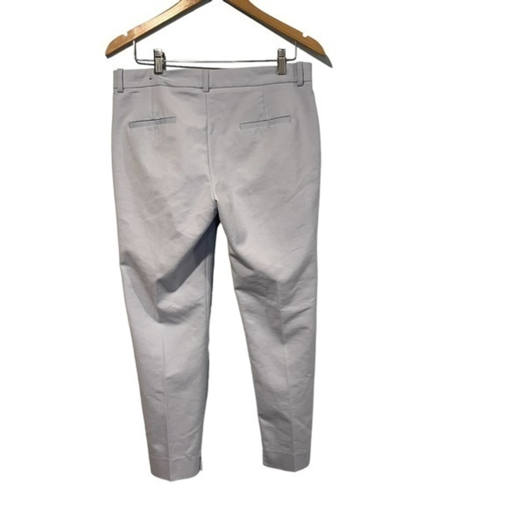 Zara Woman Light Grey Slim‎ Tailored Trousers Dress Pants Size 8  #218 - Picture 2 of 9